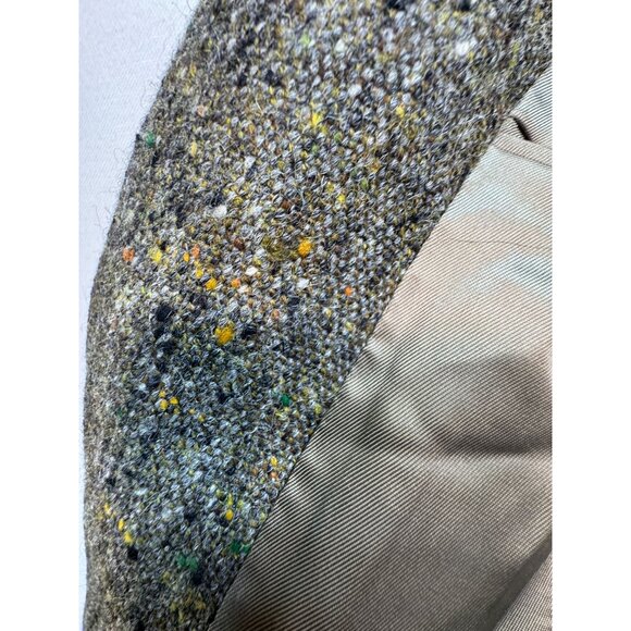 Vintage Daks Mens Three-Button Tweed Blazer Suit Jacket Multicolor Outerwear - Picture 7 of 16